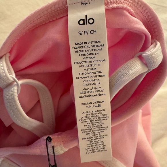 🚨NWT🚨 ALO Yoga Airbrush Streamlined Dress in Sweet Pink Women’s Size Small - Picture 7 of 7